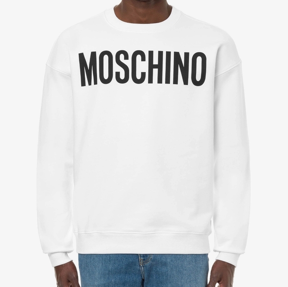 Moschino Size 48 NWT cotton sweatshirt - Picture 2 of 5